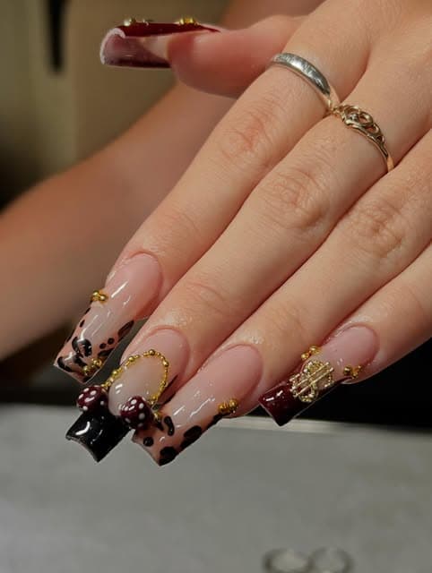 Exemple Gel-X · Niveau 4 / Freestyle